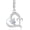 April, variant on Zodiac Charms 925 Sterling Silver Birthstone Charms for Bracelets Heart Beads Zodiac Jewelry Christmas Birthday Gifts for Women Wife Friends Her