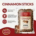thumbnail image 2 of Spicy World Cinnamon Sticks 14 MDA05&nbsp;Oz Bag ~100 Sticks - Strong Aroma, Perfect for Baking, Cooking & Beverages - 3+ Inches Length - Cassia Saigon Cinnamon from Vietnam, 2 of 3