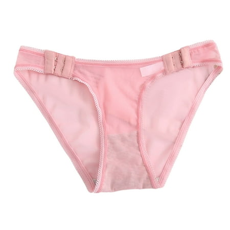 

JFY Perspective Women Panties Mesh Cotton Crotch Low Waist Sexy Panties for Daily Wear