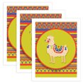 thumbnail image 1 of Matsuzay Paquete de 3 cuadros colgantes sin marco con estampado de Alpaca de estilo nacional, Material de lienzo, póster de Color brillante, cuadro Decoración del hogar Matsuzay HA011399-00, 1 of 6