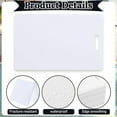thumbnail image 7 of 100 Pcs White PVC Cards with Slot Punch on Short Side Vertical Slot Punch Card Blank Credit Cards Photo ID Card, 7 of 7
