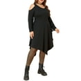 thumbnail image 4 of LapaPlus Womens Plus Size Lace Long Sleeve Party Midi Dress 2XL, 4 of 6