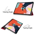 thumbnail image 4 of Dteck Smart Case for Apple iPad 10.9" Air 4th Gen (2020 Released),Slim Hard Back Shell Luxury Leather Automatic wake/sleep Kickstand Folio Protective Cover,Red, 4 of 8