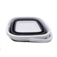 thumbnail image 2 of SAMMART 11L (2.9 Gallon) Collapsible Rectangular Handy Bucket (1, White/Grey), 2 of 5