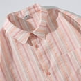 thumbnail image 4 of Quarter Zip Sweater Men Knit Clearance Shirts Casual Plaid Turn down Collar Button Long Sleeve Shirt Blouse, 4 of 5