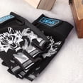 thumbnail image 4 of Guantes de medio dedo para niños, para ciclismo, equitación, correr, accesorio deportivo para exteriores, talla M (negro), 4 of 7