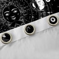 thumbnail image 4 of Homewish Moon Sun Blackout Curtains Set of 2 (52x84 Each) For Teens Boys Girls,Bohemian Theme Window Curtains,Starry Sky Curtains and Drapes,Luxury Bedroom Decor, 4 of 6