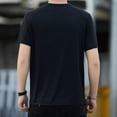 thumbnail image 6 of Men's T-shirt summer short-sleeved shirt men's casual breathable quick-drying thin lightweight basic T-shirt, 6 of 6