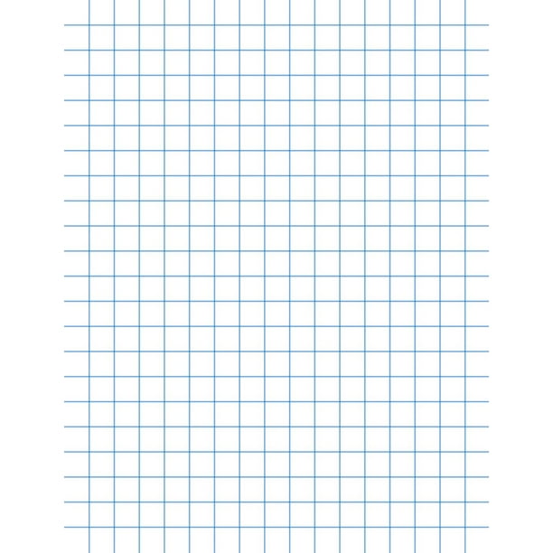 school smart graph paper 8 1 2 x 11 inches 1 2 inch rule white 500 sheets walmart com