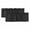 Black, variant on 2 Pack Valances for Windows 54 x 18 Inch, Solid Dark Blue Decorative Kitchen Curtain Valance, Minimalism Abstract Denim Texture Rod Pocket Short Curtains Window Treatment for Bathroom/Cafe