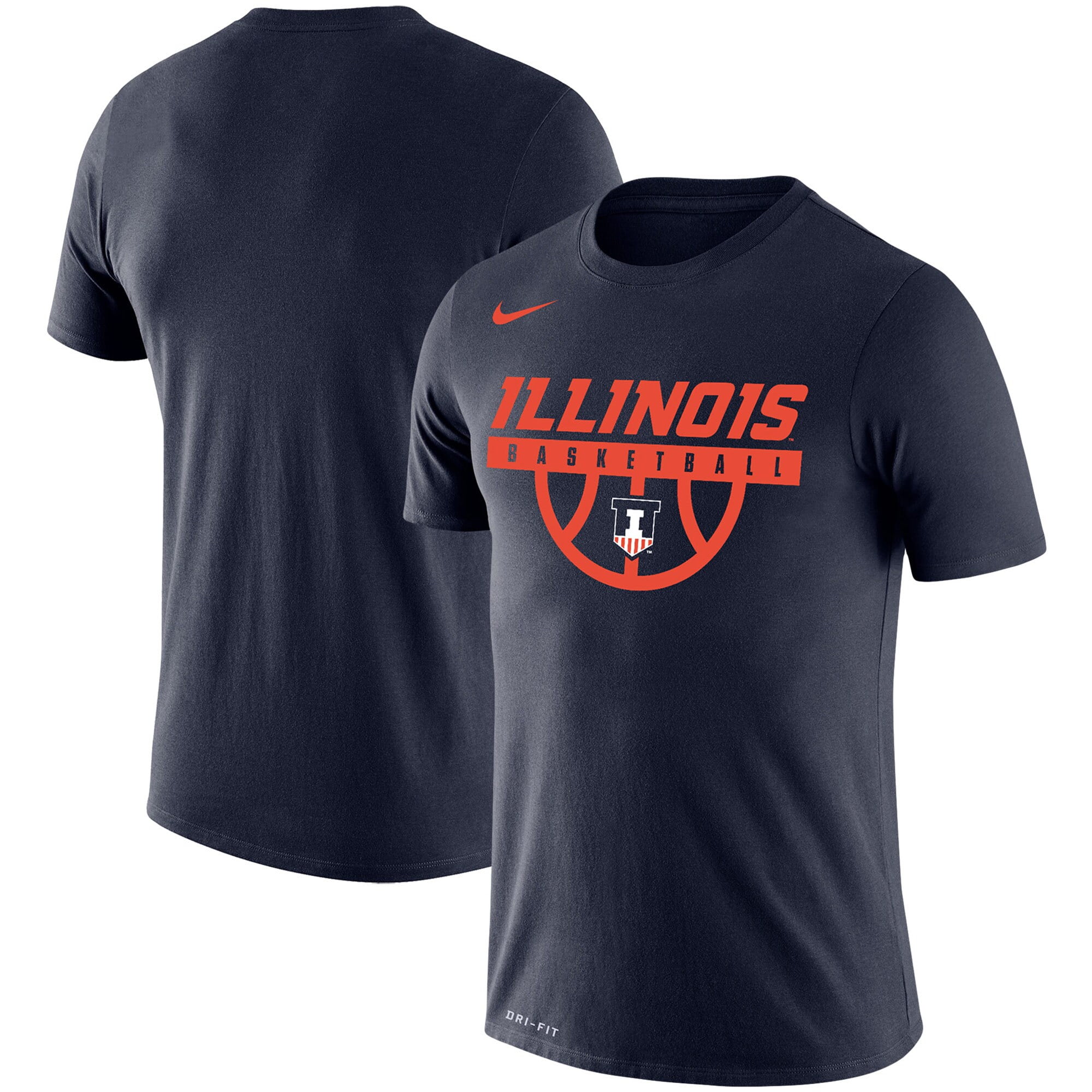 Nike - Illinois Fighting Illini Nike Basketball Drop Legend Performance T-Shirt - Navy - Walmart 