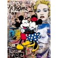 thumbnail image 1 of Disney Mickey Mouse Canvas Painting Poster and Mickey Minnie Mouse Prints Funny Wall Art Picture for Living Room Home Decoration40x50cm Unframed Gao Jinjia LED, 1 of 2