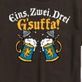thumbnail image 2 of Instant Message - Eins Zwei Drei Gsuffa Oktoberfest - Men's Short Sleeve Graphic T-Shirt, 2 of 5