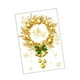 thumbnail image 1 of Adornos navideños con campanas y guirnaldas, estilo mural dorado, ideales para tiendas de decoración del hogar en centros comerciales., 1 of 9