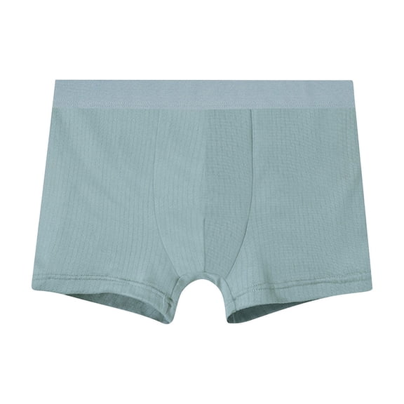 Alkepwun Mens Boxer Briefs Solid-Color Comfortable Stretch Elastic Waist Underwear Ribbed Snug-Fit No-Rolling-Edge Casual Underwear Full Coverage Supportive Pouch Moisture-Wicking Anti-Odor Briefs