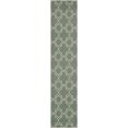 thumbnail image 4 of Livabliss Outdoor Rugs, 2x12 Alfresco Cottage Green Runner Area Rug for Patio, Porch, Deck, Backyard, Waterproof Indoor Outdoor Carpet (2'5" x 11'10" Runner), 4 of 5
