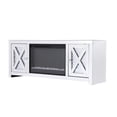 thumbnail image 4 of 59 in.crystal mirrored TV stand with crystal insert fireplace, 4 of 10