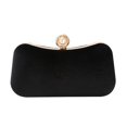 thumbnail image 1 of Light color Bolso de hombro de noche para mujer, bolso de mano de terciopelo nupcial, para fiesta, graduación, boda, bolso cruzado, 1 of 5