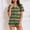 Army Green, variant on Caywon Womens 2 Piece Striped Short Sleeve Top Elastic Waist Shorts Set Loungewear Breathable Wrinkle-Free Casual Loose Fit Conjunto de Ropa para Mujer