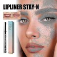 thumbnail image 2 of Delineador de labios Peel Off Lip Tattoo Lip Stain Maquillaje de larga duración que permanece en el maquillaje nutritivo, marrón oscuro, 2 of 2