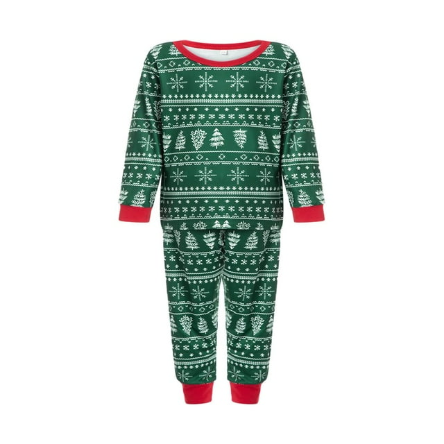 MesaSe Pantalon de Pyjama à Manches Longues O-Cou Family Matching Floral Print