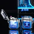 thumbnail image 4 of COFEST Briquet Extérieur Électrique USB Rechargeable-Sans Flamme-Plasma Cool pour Camping, Randonnée, Aventure Bleu, 4 of 9