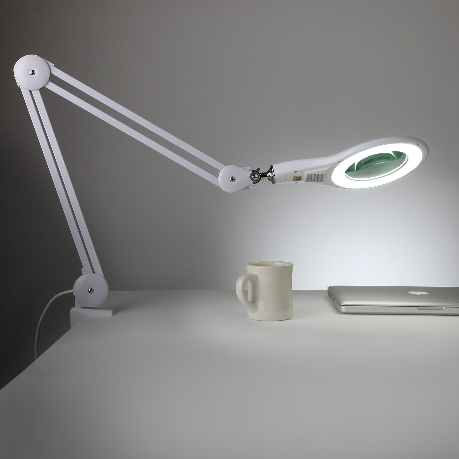brightech lightview pro led magnifying clamp lamp