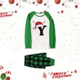 thumbnail image 2 of Fgnfyis Family Christmas Pajamas Deer Horn Christmas Hat Letter Print Matching Long Sleeve Pajamas Set Loungewear, 2 of 5