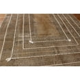 thumbnail image 3 of Casavani Handmade Pure Cotton Carpet Flat Weave Kilim Brown Area Rug 4x6 feet, 3 of 5