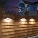 thumbnail image 3 of Luces solares para vallas FloreceBien, luces decorativas para jardín al aire libre, luces de pared impermeables, 3 of 5