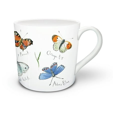 Madeleine Floyd Mixed Butterflies 9 oz. Fine China Mug,  by Lang
