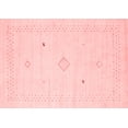 thumbnail image 1 of Ahgly Company Indoor Rectangle Solid Red Modern Area Rugs, 7' x 9', 1 of 4