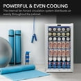 thumbnail image 3 of Whynter 3.3 Cubic Foot Beverage Center Fridge with Lock Stainless Steel, 3 of 13