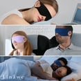 thumbnail image 5 of Linawe Pink Eye Masks Cute Sleeping Mask for Kids Girls, Silk Sleep Mask Eye Covers Eyemask Deep Sleep Flight Essentials, Satin Night Mask Light Blocking Blindfolds, 5 of 6