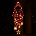 thumbnail image 4 of ZENVIVE Christmas Magic Spiral Hanging LED Lights, Hanging Xmas Decoration with Spiral Lights for Porch Entryway Doorway & Outdoor Holiday Decor, 7.8"(Holiday Guardian), 4 of 7