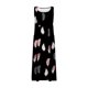 thumbnail image 3 of Vestido de Verano Casual sin Mangas de Lino de Cuello Redondo Impreso Maxi, Vestido de Verano Largo Y Cómodo, 3 of 5