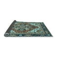 thumbnail image 2 of Ahgly Company Indoor Square Persian Light Blue Traditional Area Rugs, 3' Square, 2 of 4