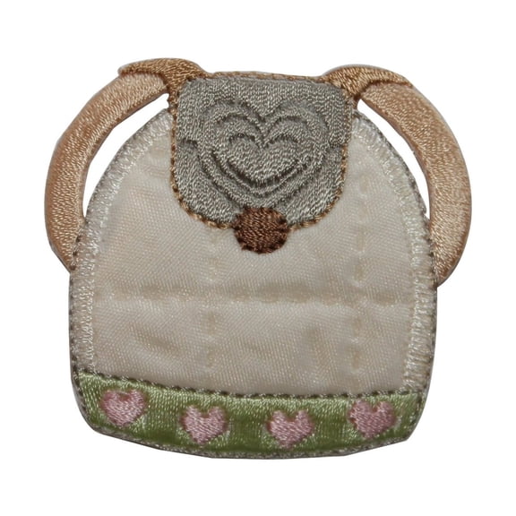 ID 8311 Heart Backpack Patch School Bag Fashion Embroidered Iron On Applique