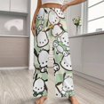 thumbnail image 2 of Pochacco Womens Comfy Pajama PJ Pants Lounge Pants Sleepwear Drawstring PJ Bottoms Pants, 2 of 7