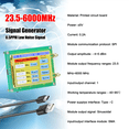 thumbnail image 4 of MAX2870 23.5-6000MHz Signal Generator 0.5PPM Low Noise Signal Source Touchable Screen PC Software Control PLL VCO,1 x Signal Generator 1 x USB Cable,Blue, 4 of 7