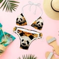 thumbnail image 6 of Panda Sunflower Detachable Sponge Adjustable Strap Bikini Set Two-Pack - Ideal for Beach & Pool Parties, 6 of 6