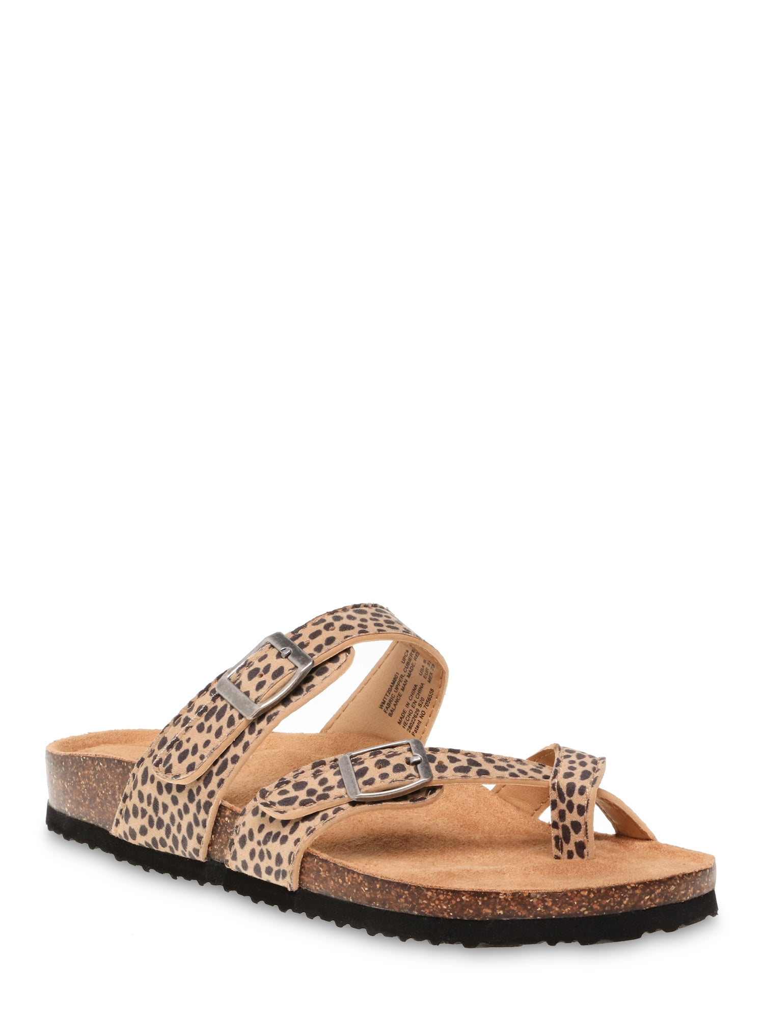 walmart leopard sandals