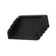 thumbnail image 3 of Tope de puerta Tope de puerta para piso Pared Alfombra Goma Ligero Fácil de usar Puerta Negro, 3 of 9