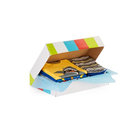 Garanimals Mix & Match Outfits Kid-Pack Gift Box, 8pc Set (Toddler Boys)