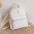 thumbnail image 1 of Mini mochila de piel sintética para mujer, bolso escolar pequeño, blanco, informal, a la moda, 2022 Fivean unisex, 1 of 2