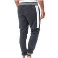 thumbnail image 4 of ZQUUVOU Mens Jogging Casual Pants Color Pockets Elastic Casual Fitness Pants Gray, 4 of 5