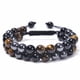 thumbnail image 1 of Pulseras para mujer, regalos para mujer, pulsera de protección de hematita de 8 mm, pulseras de cuentas para hombre y mujer, pulseras de joyería de cristal, trae una pulsera, 1 of 2