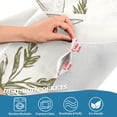 thumbnail image 5 of Yayeee Kitchen Curtains Tier Set of 2 Light Filtering 57"x24" Over Sink Window Panels, Beige Rabbits and Carrots, 5 of 7
