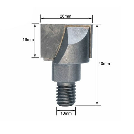 

1 Pcs 10mm Shank CNC Bottom Cleaning Router Bit Door lock slotting Milling Cutter