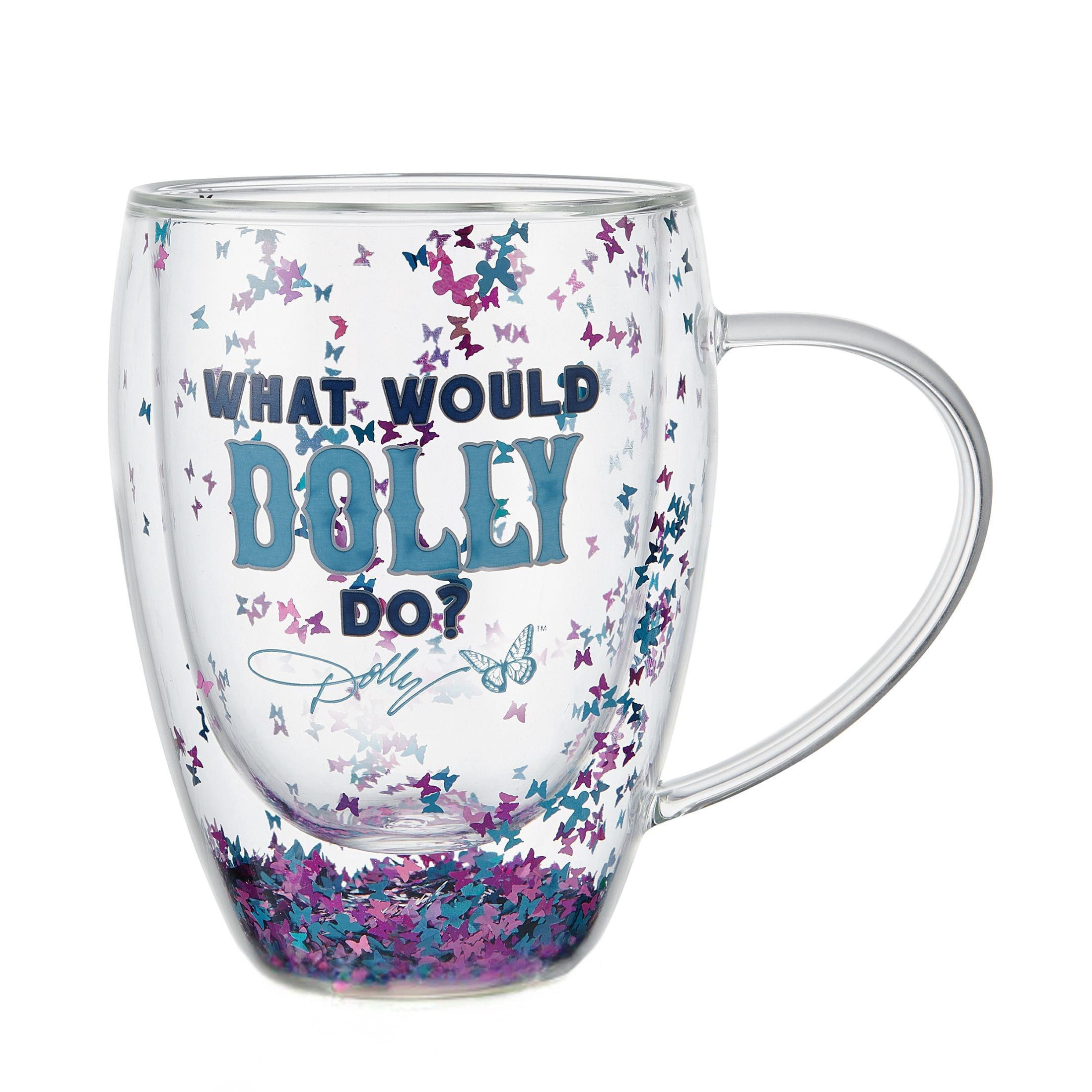 Dolly Parton Double Wall Confetti Mug Set of 2